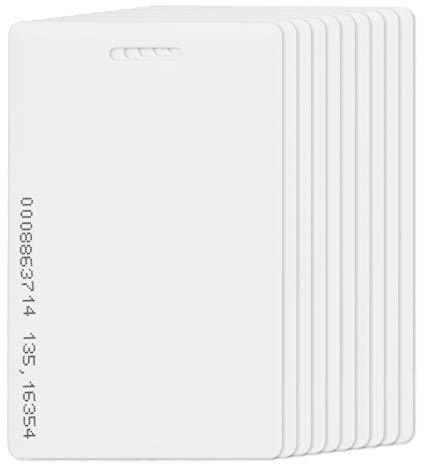 10pcs 125Khz RFID Karte, Zugangskarte Lesbare Beschreibbare Zugangskontrolle Tor Entriegelung Proximity-Karte Türkontrolle Eintrag Zugangskarte