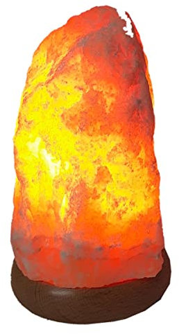 Edelsteinartikel Orangencalcit Lampe | Echte Orangencalcit Stein Leuchte | Calcit Rohstein beleuchtet