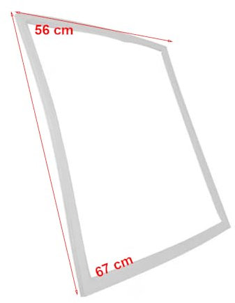 JCSPARES® - Guarnizione Magnetica 67 x 56 cm Per Frigorifero Congelatore Compatibile Con Electrolux Aeg Ed Ulteriori