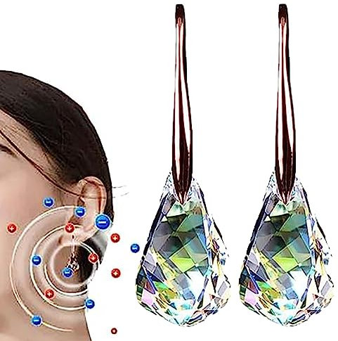 Lymphatische Ohrringe Für Frauen Mondstein Ohrringe Für Damen Germanium Ohrring Lymphdrainage Ohrringe Magnet Ohrringe Damen Magnetfeldtherapie Lymphatische Ohrringe Lymphatische Germanium Ohrringe
