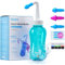 Nasendusche Set, 300ML, 30x Nasenspülsalz (2.7g),3 Aufsätze für Erwachsene & Kinder, Sanfte Atmung, nasenspülung salz nasenspülung, BPA-frei· Tampen Hygiene · Premium Nasenspülung