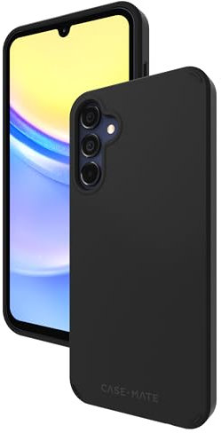 Case-Mate Tough Black Case Schutzhülle für Samsung Galaxy A15 5G Hülle (Stoßfestes A15 5G Case, Anti-Kratzer, Fallschutz bis zu 3 Meter) - Schwarz