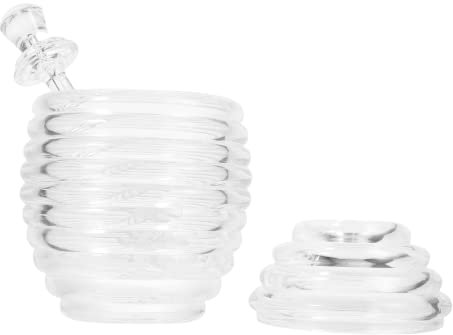 LIFKOME 1 Juego Tarro De Almacenamiento De Miel Recipiente De Plástico Transparente Recipiente De Plastico Con Tapa Copa De Oso De Miel Recipiente Con Tapa Cazo Pd Jugo Tarro De Mermelada