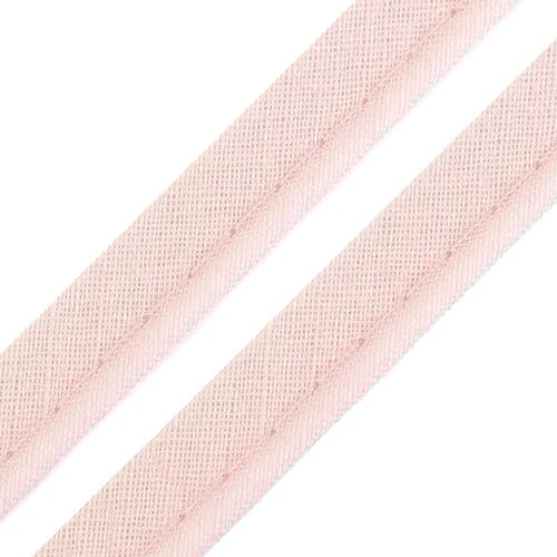 5m Paspelband Stoffband Nähkante Paspelschnur zum Nähen 10mm breit Farbwahl, Größe:10mm, Farbe:babyrosa