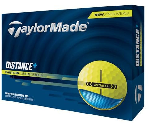 TaylorMade Golf 2025 Distance + Yellow One Dutzend