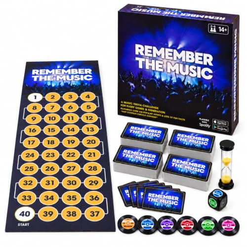 Remember The Music: All TIME Edition Fun Family Music Trivia Game! Race to the top of the Charts!