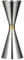 CHFYIJYHM Mesures à l'intérieur du Double Jigger à Cocktail, Mesure de l'alcool en Acier Inoxydable, Mesure de la Barre OZ/ML, Jigger de Barre de tir, for Fournitures de Bar de Barman(30-60ml)