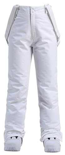 Skihose Herren Gefüttert Mit Träger Schneehose Winter Wasserdicht Snowboardhose Latzhose Herren Winterhose Warm Outdoorhose Mit Hosenträger Ski Hosen Für Männer Softshellhose Winddicht