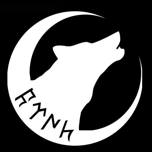 VANFGC Mond und Wolf Türkei Turk Turk Auto Aufkleber Vinyl Aufkleber Zubehör Auto Windschutzscheibe, 15 CM * 15 CM(White)