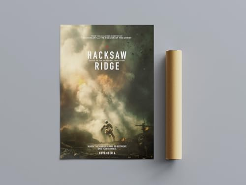 All Time Great Movie Posters Hacksaw Ridge Wall Art (A3 Size 29.7cmx42cm)