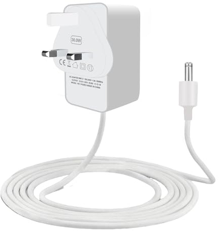 ZTTXL 30W Power Adapter for Echo, Echo Show 10 and Echo Show 8, Echo 3rd & 4th Gen,Echo Plus (2nd generation), Echo Show 8, Echo Show and Echo Show 10 (3rd generation) (UK Standard 30W-W)