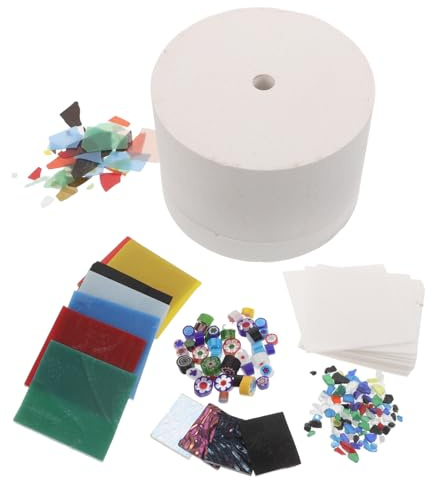 ifundom Forno Microonde per Fusione del Vetro Mini Forno per Ceramica e Vetrofusione per Decorazioni Artigianali e Gioielli Fai da Te