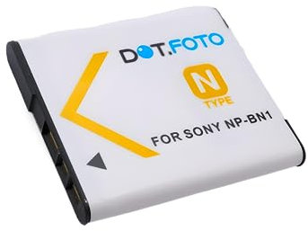 Dot.Foto NP-BN, NP-BN1 Premium 3.7v / 630mAh Batterie Rechargeable pour Sony DSC-W800, DSC-WX220, DSC-W830, DSC-W810, DSC-QX10, DSC-QX30, DSC-QX100