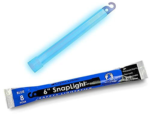 Cyalume Leuchtstäbe in Militärqualität, hochwertig, blau, 15,2 cm, SnapLight Notfall-Chemikalien-Leuchtstab mit 8 Stunden Dauer (Großpackung mit 30 Chem-Lichtern)