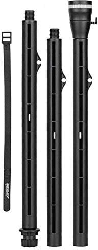RAILBLAZA Unisex ND-120 Nuevo 2023-MASTILILLO TELESCÓPICO 1000 DE 630MM A 1060MM, Schwarz, Heights 380mm, 680mm or 980mm