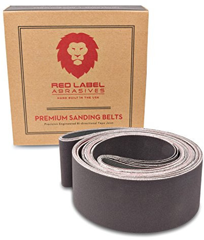 2 X 72 Knife Makers Fine Grit Sanding Belts, 6 Pack Assortment