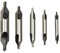 Malayas 5PCS HSS Lathe Mill Center Drill Countersink Bit Tooling Set 60 Degree Angle Countersink 1/8 3/16 1/4 5/16 5/32 Suitable for Positioning and Chamfering Processing