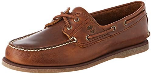 Timberland Classic 2 Eye, Scarpe da Barca Uomo, Marrone Brown Sahara, 41 EU