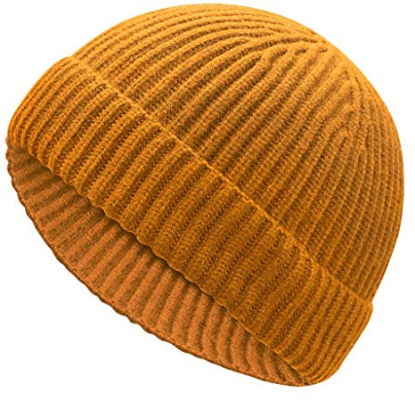 PPangUDing Strickmütze Wintermütze Damen Herbst Winter Warm Beanie Mütze Gestrickte Fleecefutter Cap,Klassisch Modisch Einfarbig Elastische Outdoor Winddicht Hip-Hop Wild Atmungsaktiv Hut