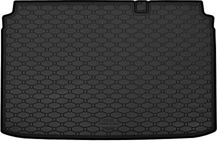 Passgenau Kofferraumwanne geeignet für Ford EcoSport ab 2018 ideal angepasst schwarz Kofferraummatte + Gurtschoner