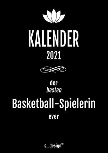 Kalender 2021 für Basketball-Spieler / Basketball-Spielerin: DIN A4 Tagesplaner / Wochenplaner / Terminkalender für das ganze Jahr: Termin-Planer / ... von 7 bis 21 Uhr (4 Termine pro Stunde)