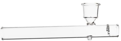 Weedness Glas-Pfeife Kawumm 20 cm – Tabakpfeife Pfeife Smoking Pipe Glaspfeife Zubehör Kickloch