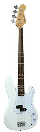 DIMAVERY PB-320 E-Bass, weiß