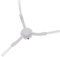 vhbw Brosse latérale compatible avec Dreame D9, F9 robot aspirateur - blanc