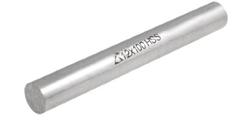 Ruilogod Herramienta aburrida de 100mm de 100 mm de diámetro de 100 mm HSS Tono de plata de torno redondo