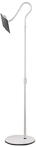 Generic Tablet-Halter Höhenverstellbar, 360 ° Rotations-Clip-Tablet-Ständer für Telefone, Phablets, E-Reader und Spielgeräte, Halter Flexibler Schwanenhals-Armständer Solide Metallbasis