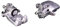 HELLA PAGID 8AN 355 796-351 Bremssattel - AN9635 - Bremssystem: TRW - Neuteil ohne Pfand - für u.a. OPEL / VAUXHALL