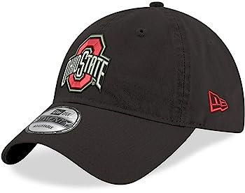 New Era NCAA Core Classic 9TWENTY verstellbare Hutkappe, Einheitsgröße (Ohio State Buckeyes), Rot/Ausflug, einfarbig (Getaway Solids), Einheitsgre