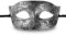 Sibba Maskerade Maske für Halloween Männer Gesichtsmaske Kostümball Party-Verkleidung Maskenball Venezianische Maskerade Augenmaske Weihnachten Karneval Kostüm Fasching Abschlussball Maske (Silber)