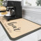 Hotlive Coffee Bar Mat for Countertops - Absorbent Hide Stain Rubber Backed Dish Drying Mat for Kitchen Counter for Kitchen Counter