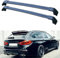 Auto Dachträger Dachreling für BMW 5-Series Touring Wagon 5-dr Estate G31 2017-2021, Dach Gepäckträger aus Aluminium,Black
