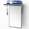 TAILI Fogless Shaving Mirror Wall Mounted For Bathroom, Suction Shower Mirrors for Shaving Anti Fog with Razor Keep, NO-Drilling & Removable, Shatterproof Waterproof, For Men and Women, Grey