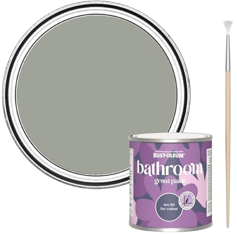 Rust-Oleum Mould-Resistant Green Bathroom Grout Paint -Tea leaf 250ml