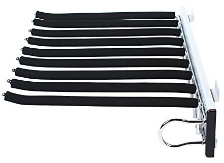 Hosenbügel Ausziehbarer Hosenhalter Schrank Herausziehen Hosen Rack Schrankzubehör Platzsparend (Rechts)