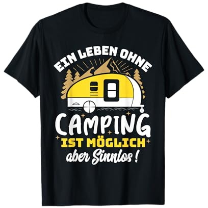 Camping Outfit Herren Damen Camper Geschenke Lustiges Camper T-Shirt