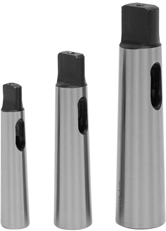 3-tlg Reduzierhülse Morsekegel MK4-3 MK3-2 MK2-1 Konushülse Adapter MK4 auf MK1 Reduzierhülsen Konushülse Bohrfutteraufnahme Kegeldorn Adapter Set für Drehfräsen