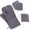 TOPBATHY 1 Ofenhandschuhe Backhandschuhe küchenhandschuhe heißer Handschuh Topflappen aus Silikon handtücher Küchenversorgung mikrowellenhandschuhe Hohe Temperaturbeständigkeit Tischset