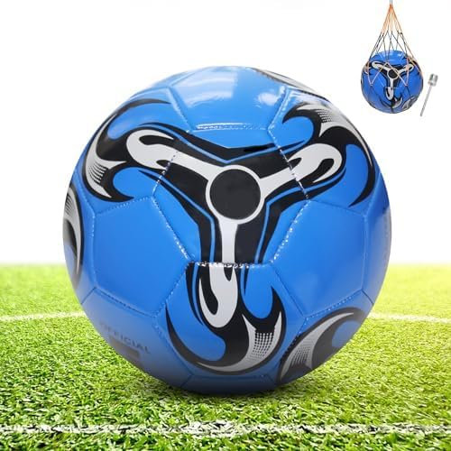 KWJEIULSOQ Fussball, Fußball Kinder Unisex, Offizieller Training Fußball Größe 5, Outdoor-Indoor Fußbälle, Fussball Größe 5 für Jugendliche und Erwachsene
