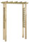 Kavolet Arche de jardin en bois de pergola pour plantes grimpantes - 150 x 60 x 204 cm - Bois de pin imprégné