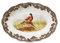Spode Woodland Ovale geriffelte Auflaufform – Fasan-Design | Porzellan-Keramik-Geschirr | mikrowellen- und spülmaschinenfest | für Vorspeisen, Desserts – Thanksgiving-Abendessen und festliche
