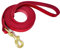 LWBMG Hundeleine aus Leder, 1,8 m x 1,9 cm, strapazierfähig, geflochtene Trainingsleine, weiches Leder, für mittelgroße und große Rassen, Rot