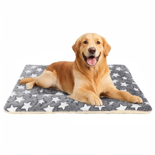 Dog Bed Dog mat Pet mat Dog Box mat Machine Washable Grey (33x23x1.5in)