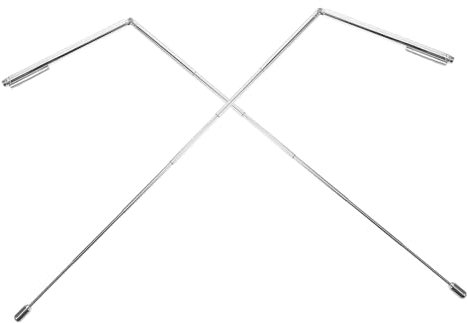 ULTECHNOVO 2pièces Baguettes De Sourcier à Usage Spirituel Détecteur Eau Et Objets Enterrés Pratique pour Radiesthésie Recherche Esprits