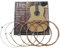 AOYUDJ Lot de 6 cordes de guitare folk en acier - Pièces de rechange pour guitare folk acoustique