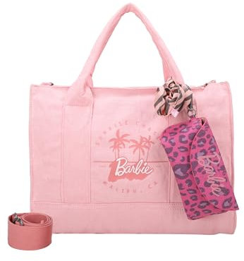 Fritzi aus Preussen Tote Bag Malibu Limited Barbie Washed Denim Sweet Rose, Shopper Donna, Rosa, L