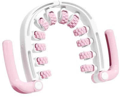 Folpus Relaxation Musculaire Outil de Massage des Jambes à Rouleau, Rose